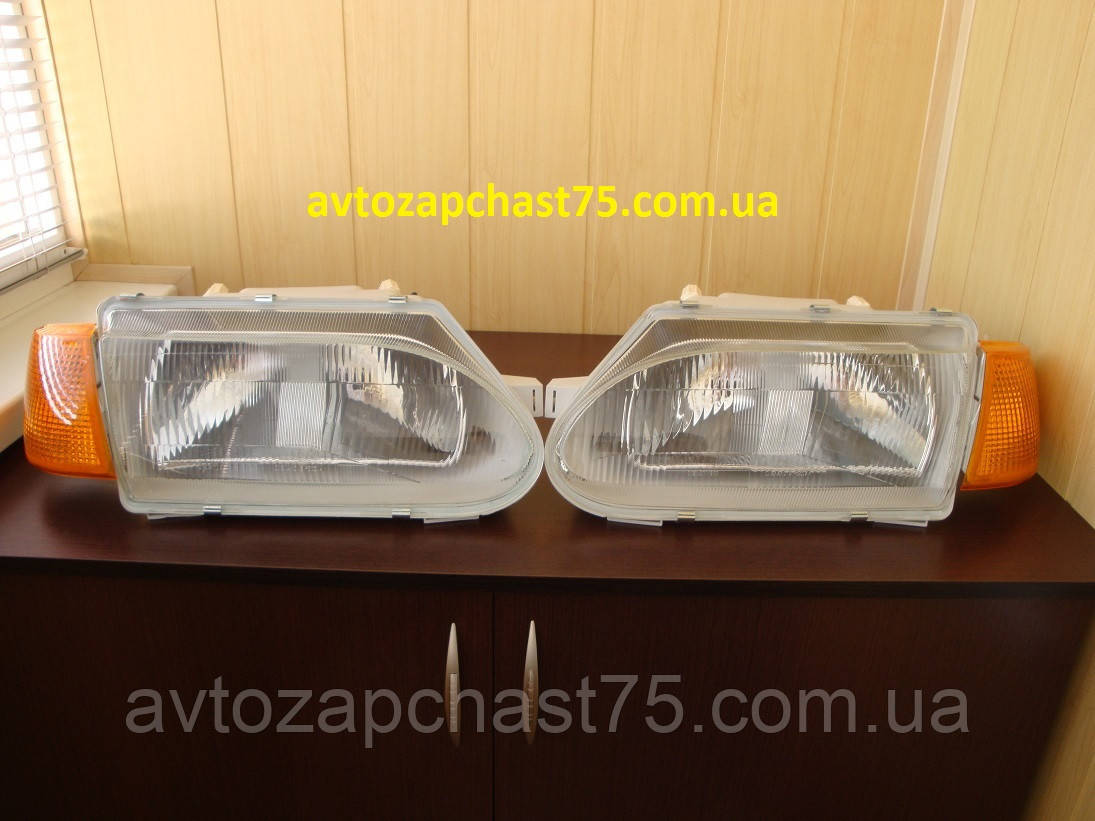 Фари ваз 2113, 2114, 2115 комплект, 2 штуки, ліва + права (виробник Авто-Ділер), фото 1