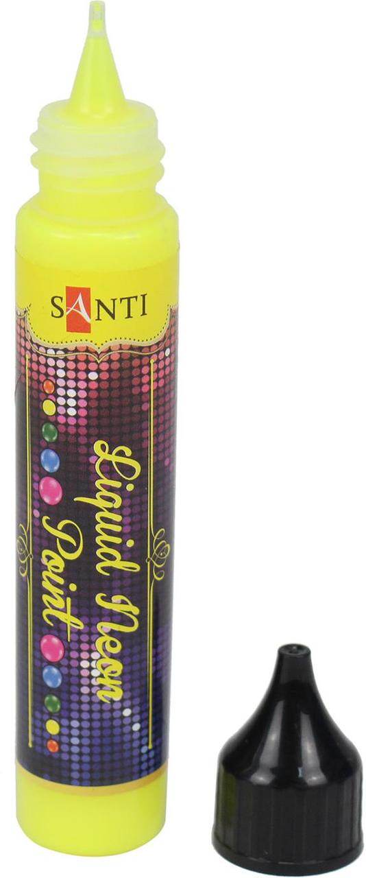 3D-гель "Santi""Liquidneon gel" №741236 жовтий(6) - фото 2 - id-p1699638169
