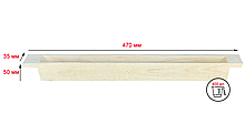 Дерев'яна напувалка-годівниця/Верхній брусок Дадан 0,4л