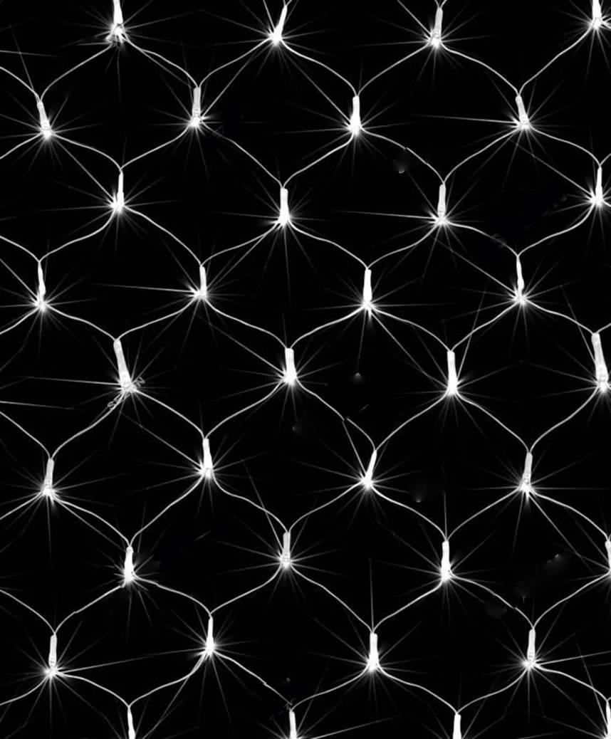 Гірлянда сітка 160 LED 2 м*1,5 м, Білий колір