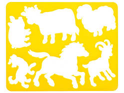 Трафарет "Домашні тварини" №9С447-08(10)