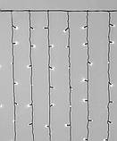 Гірлянда штора 400LED 6 м*1,5 м, Білий колір, фото 3