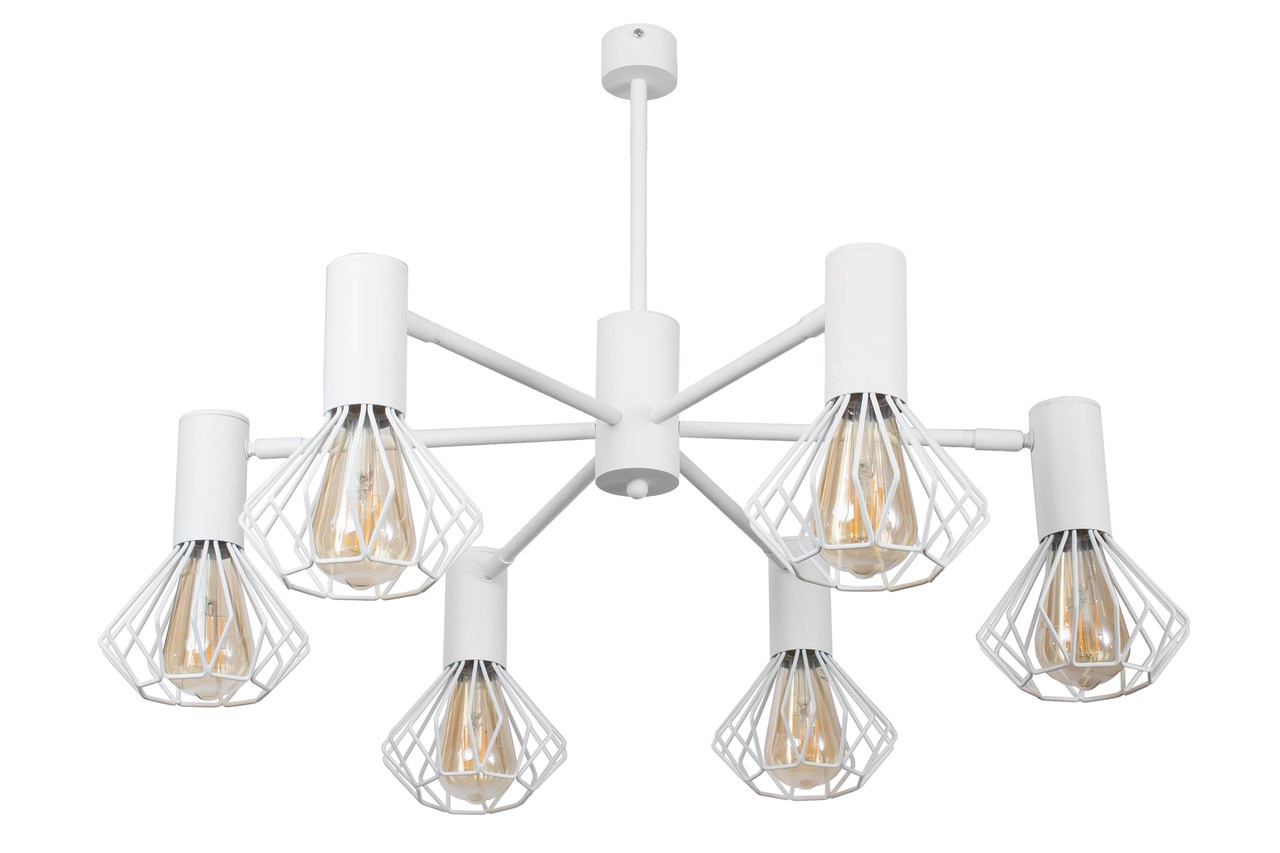Люстра MSK Electric Diadem на шість плафонів NL 22152-6 WH