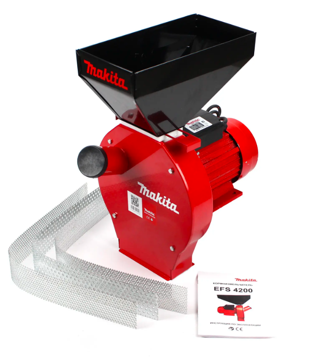 Зернодробилка Makita EFS 4200 (4.2 КВт,280 Кг/ч) Электродробилка для ...