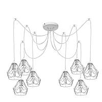 Люстра паук на восемь плафонов MSK Electric Milan NL 538-8 W
