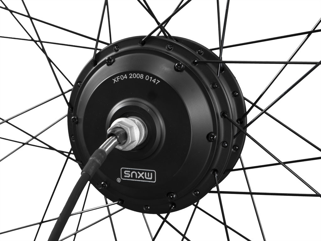 Електроколесо на велосипед MXUS XF04 20 36-48V 350W переднє редукторне не спицьоване