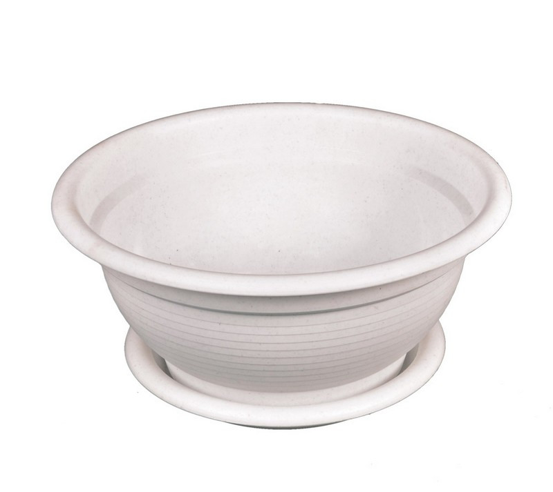 Кашпо ГОСПОДАР "РІМ" Ø27 см біле 92-8033, фото 1