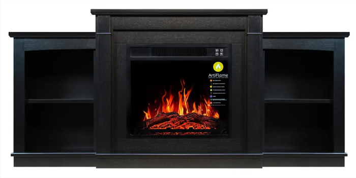 Каминокомплект ArtiFlame Fashion AF18 Черное Дерево (со звуком ...