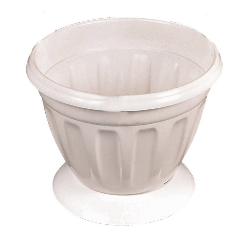 Кашпо ГОСПОДАР "СОФІ" Ø 15 см біле 92-8010, фото 1