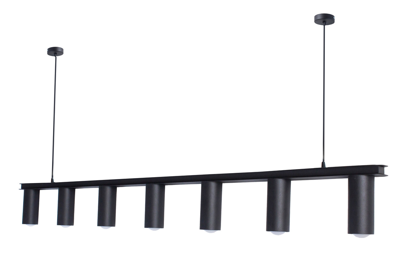 Люстра підвісна MSK Electric Tube в стилі лофт NL 2450-7 BK