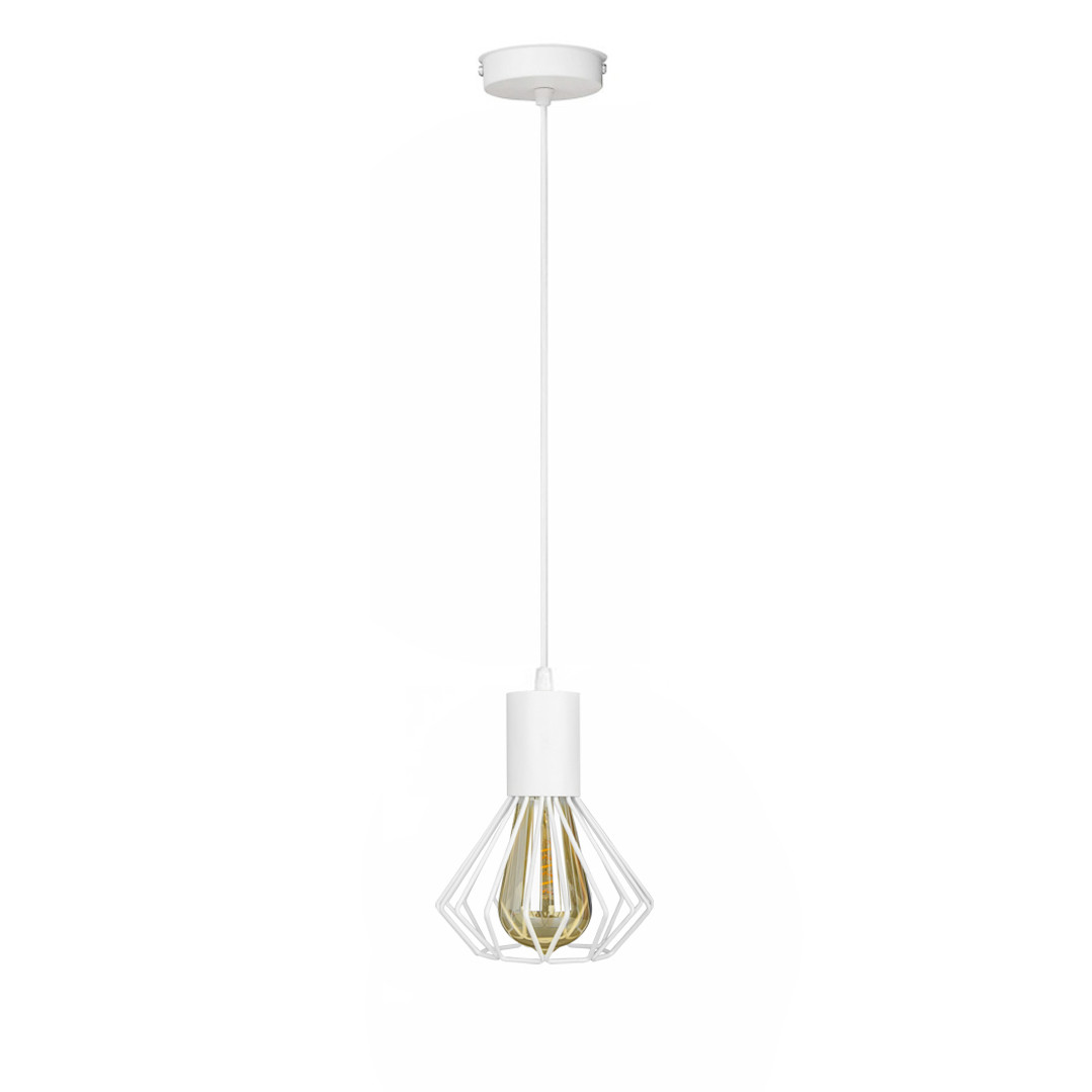 Світильник лофт MSK Electric Diadem підвісний білий NL 2215 WH