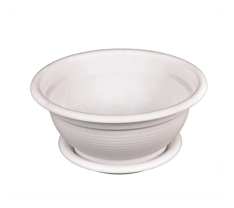 Кашпо ГОСПОДАР "РІМ" Ø23 см біле 92-8031, фото 1