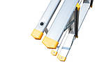 Драбина алюмінієва MASTERTOOL 4 щаблі h = 850 мм max 150 кг 79-1104, фото 6