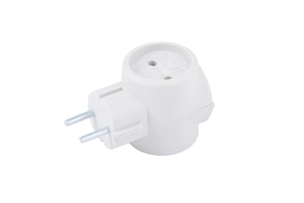 Трійник електричний ЛЕМІРА 250 В 10 А білий 94-0003, фото 1