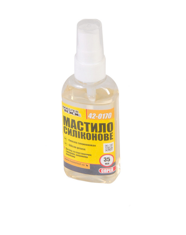 Мастило силіконове MASTERTOOL 35 г спрей 42-0170, фото 1