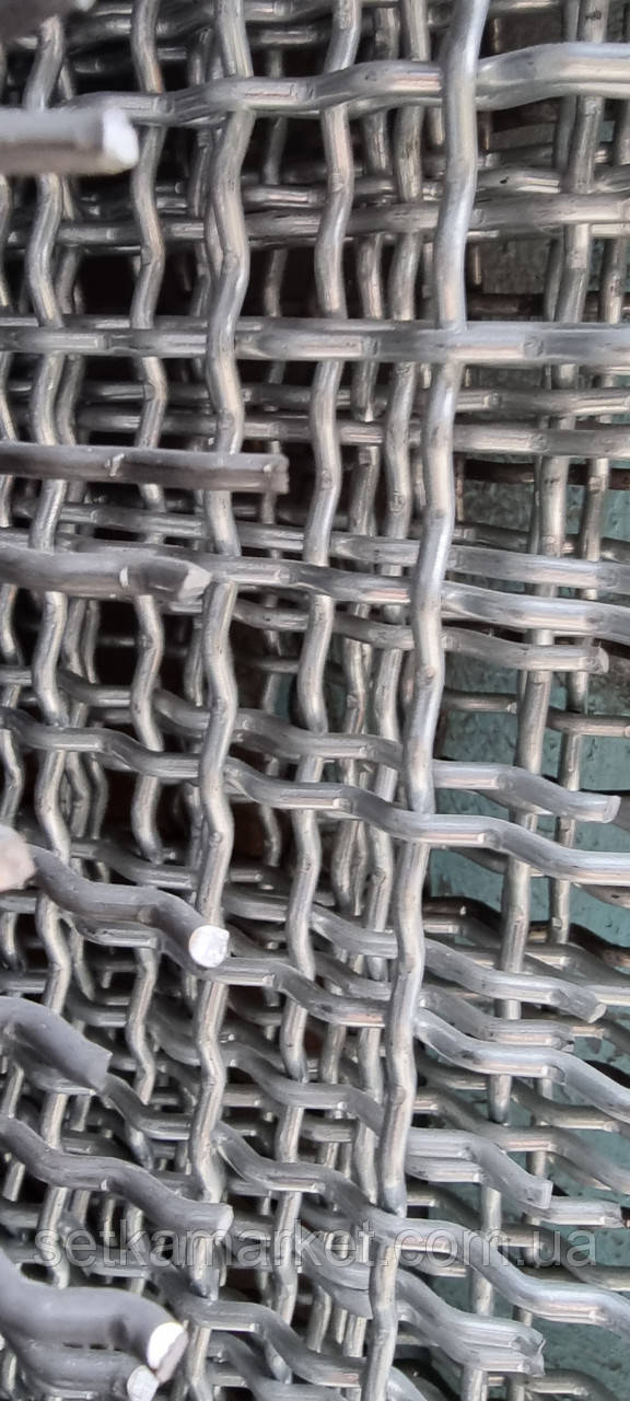 Сетка Канилированная, черная. Ячейка 25х25 мм, Проволока 3,5 мм ...