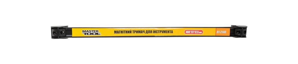 Тримач магнітний для інструменту MASTERTOOL 12 кг 460х23х12.5 мм 81-2140, фото 1