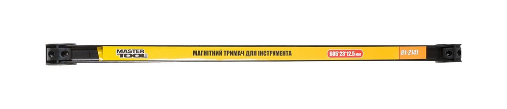 Тримач магнітний для інструменту MASTERTOOL 12 кг 605х23х12.5 мм 81-2141, фото 1