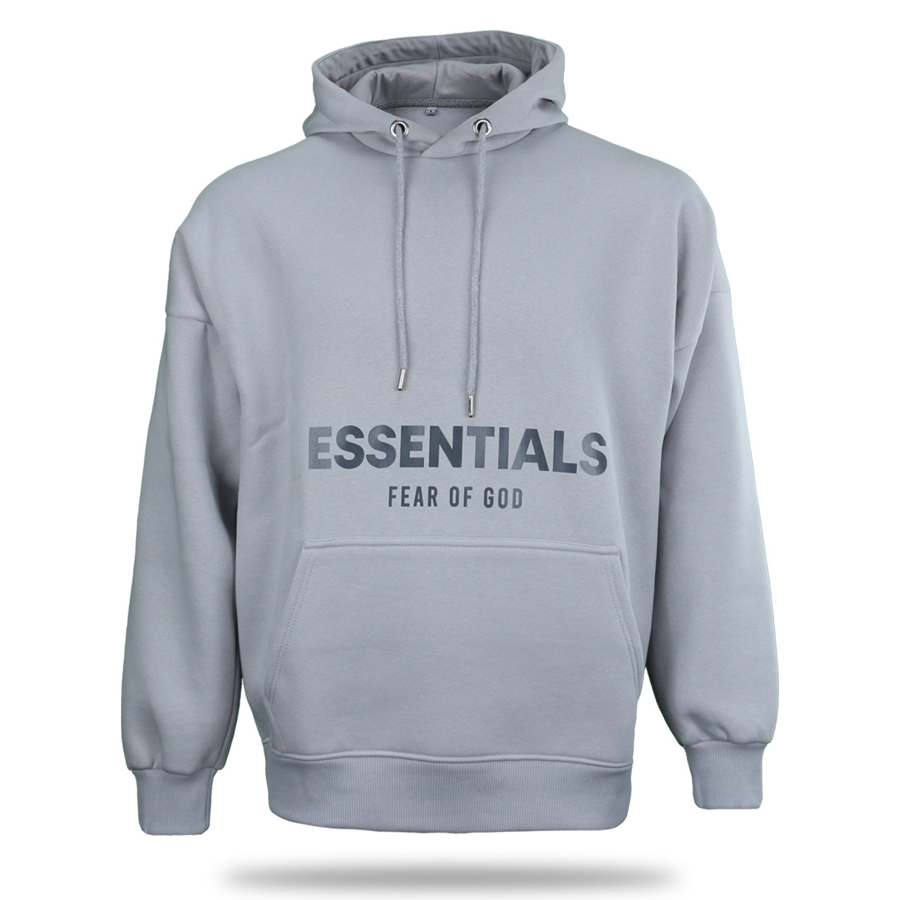 Худі осінь-зима св сіра ESSENTIALS Т-101 LGRI L (Р) 23-577-203 M