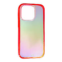 TPU чехол Gradient Color на iPhone 14 Pro Max (на айфон 14 про макс) красный