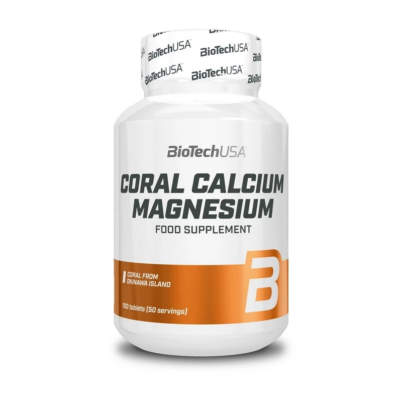Мінеральний комплекс BioTech Coral Calcium + Magnesium 100 tabs