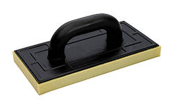 Тертка штукатурна MASTERTOOL 130х270 мм з пористою поролоновою робочою поверхнею 25 мм для фінішних робіт