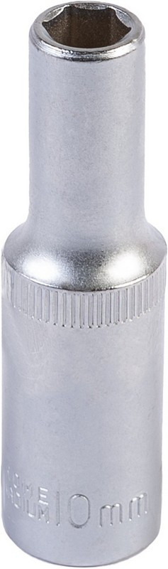 Насадка торцева 6-гранна подовжена MASTERTOOL 1/2" 10 мм CRV 78-0510