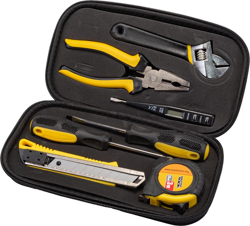 Набір інструменту MASTERTOOL "Любник" 7 елементів 78-0307, фото 1