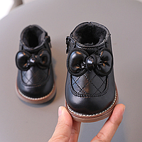 Детские ботинки зимние черые 11.8 см зима