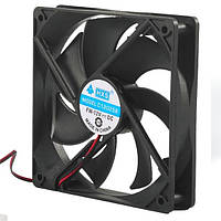 Кулер корпусний Merlion HXS 12025 DC sleeve fan 4pin MOLEX - 120 * 120 * 25мм, 12V/0.15A, 1100об / хв