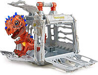 Интерактивный ручной динозавр с клеткой, WowWee Untamed Jailbreak Playset Krypton