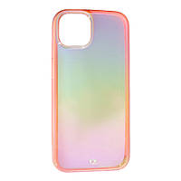 TPU чехол Gradient Color на iPhone 14 Plus (на айфон 14 плюс) розовый