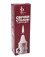 Свічки столові Екструдер 6шт/уп