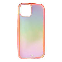 TPU чехол Gradient Color на iPhone 14 (на айфон 14) розовый