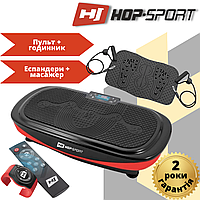 Виброплатформа Hop-Sport 4D HS-095VS Crown+ массажный коврик+ пульт управления/часы, до 120 кг