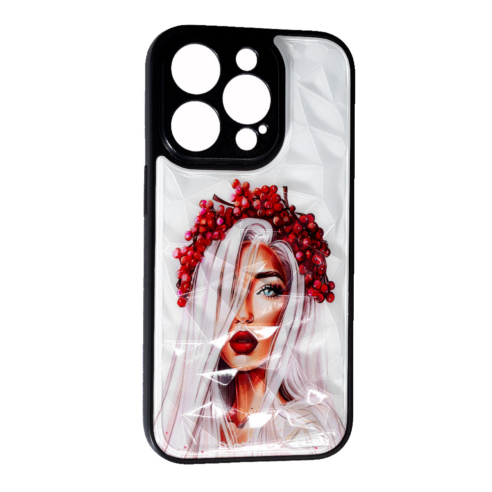 TPU чехол Prisma Ladies на iPhone 14 Pro Max Ukrainian Girl