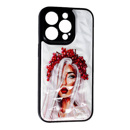 TPU чехол Prisma Ladies на iPhone 14 Pro Max Ukrainian Girl, фото 1