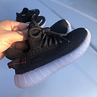 Кросівки дитячі Adidas Yeezy Boost 350 v2 Black, розміри 31-33