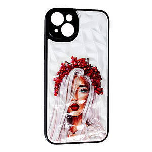 TPU чехол Prisma Ladies на iPhone 14 Plus (на айфон 14 плюс) Ukrainian Girl