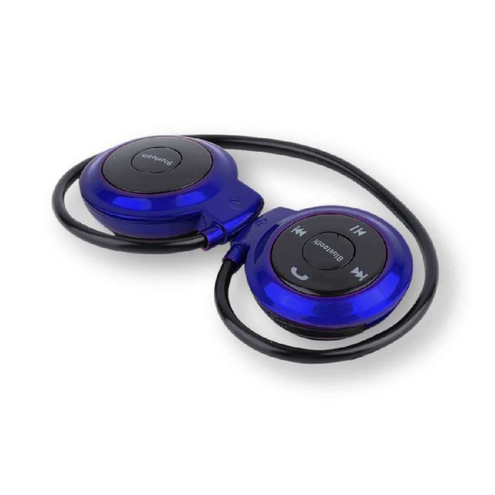 Бездротова гарнітура 3в1 bluetooth-навушники, MP3-плеєр, FM радіо (синій)