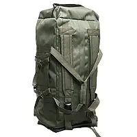 Сумка- рюкзак тактический Cordura 1000г/м² на 80л. (Олива). Баул армейский.