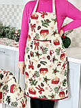 Фартух кухонний гобеленовий Limaso Новорічний, фото 3