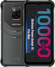 UleFone Power Armor 14 Pro Max 8/128GB Black Гарантія 1 Рік