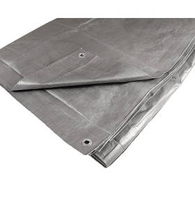 Тент 4х5 м 85-110 г/м² срібло 79-7405