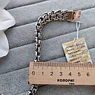 Товстий срібний браслет плетіння Рамзес (1,5 см), фото 5