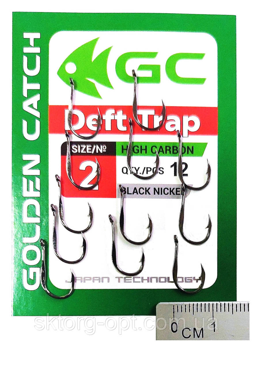 Гачок GC Deft Trap No2 (12 шт.), фото 1