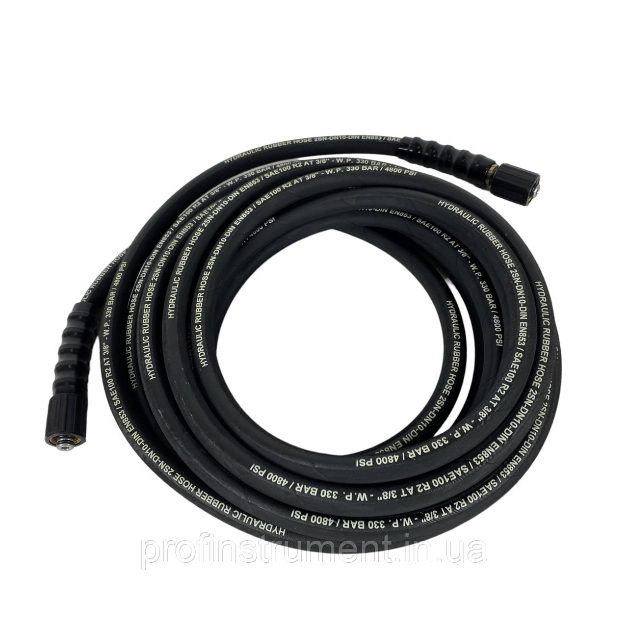 Шланг на мийку високого тиску (10 м, 330 бар) Різьба 22 м 3/8 4800 PSI