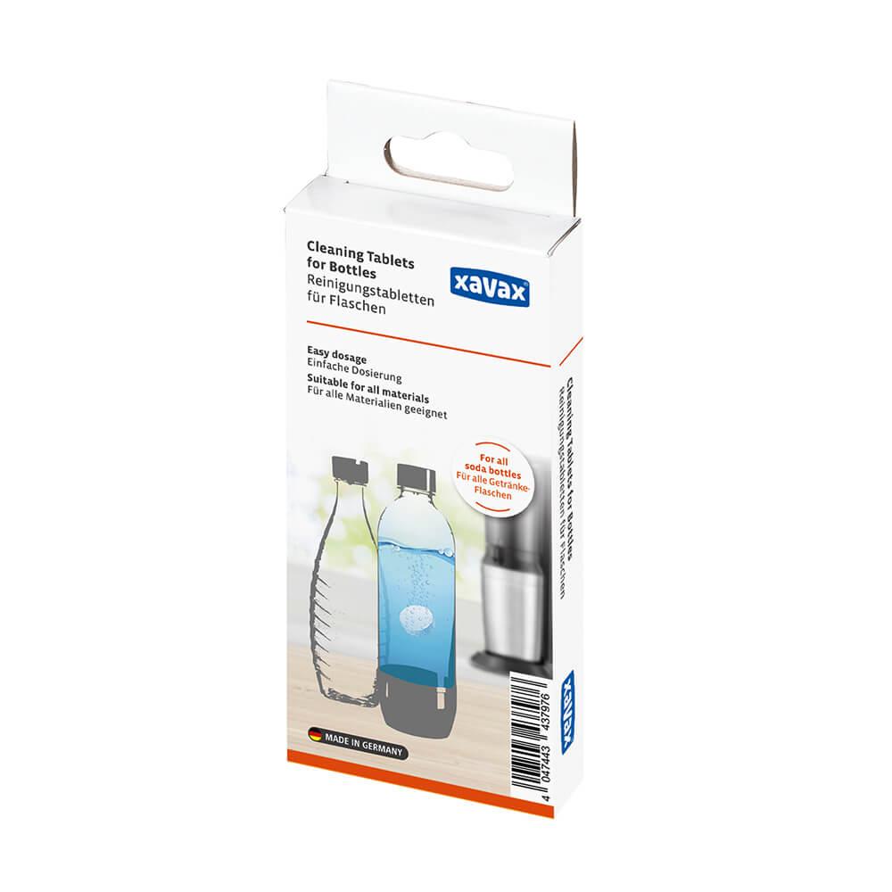 Бутыль 19 л ПК с ручкой, таблетки для очистки бутылок 20 таблеток в упаковке XAVAX, комплект из 5 крышек - фото 2 - id-p1706584014