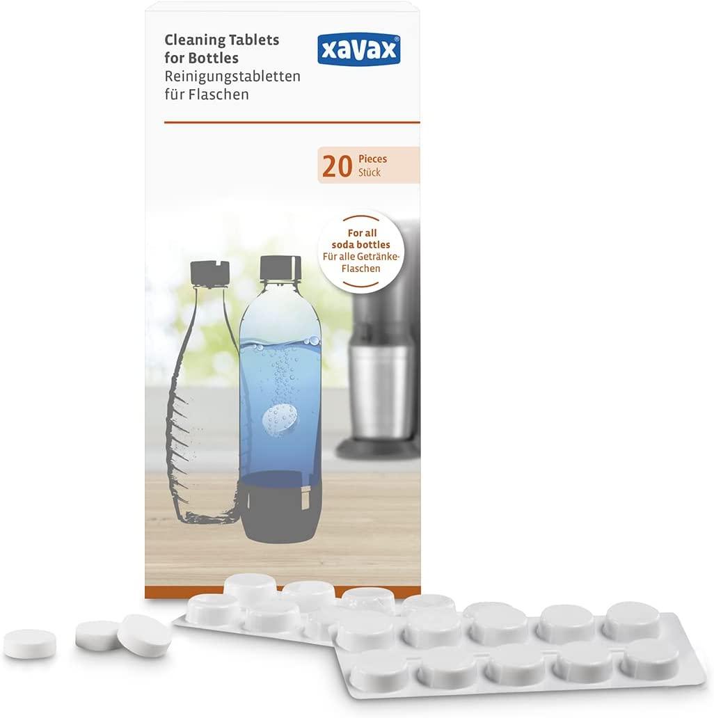 Бутыль 19 л ПК с ручкой, таблетки для очистки бутылок 20 таблеток в упаковке XAVAX, комплект из 5 крышек - фото 4 - id-p1706584014