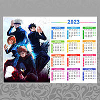 Плакат-календарь Jujutsu Kaisen 002